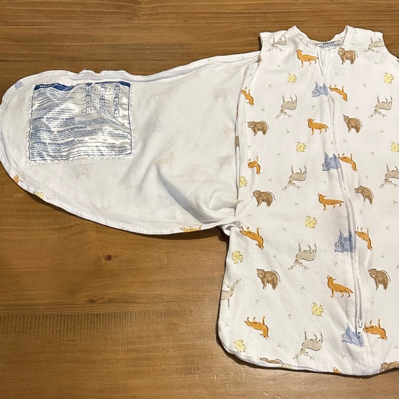 Halo Animal Print and Wave Kids Sleep Sacks - White and Gray (2 Pack) - Picture 11 of 15